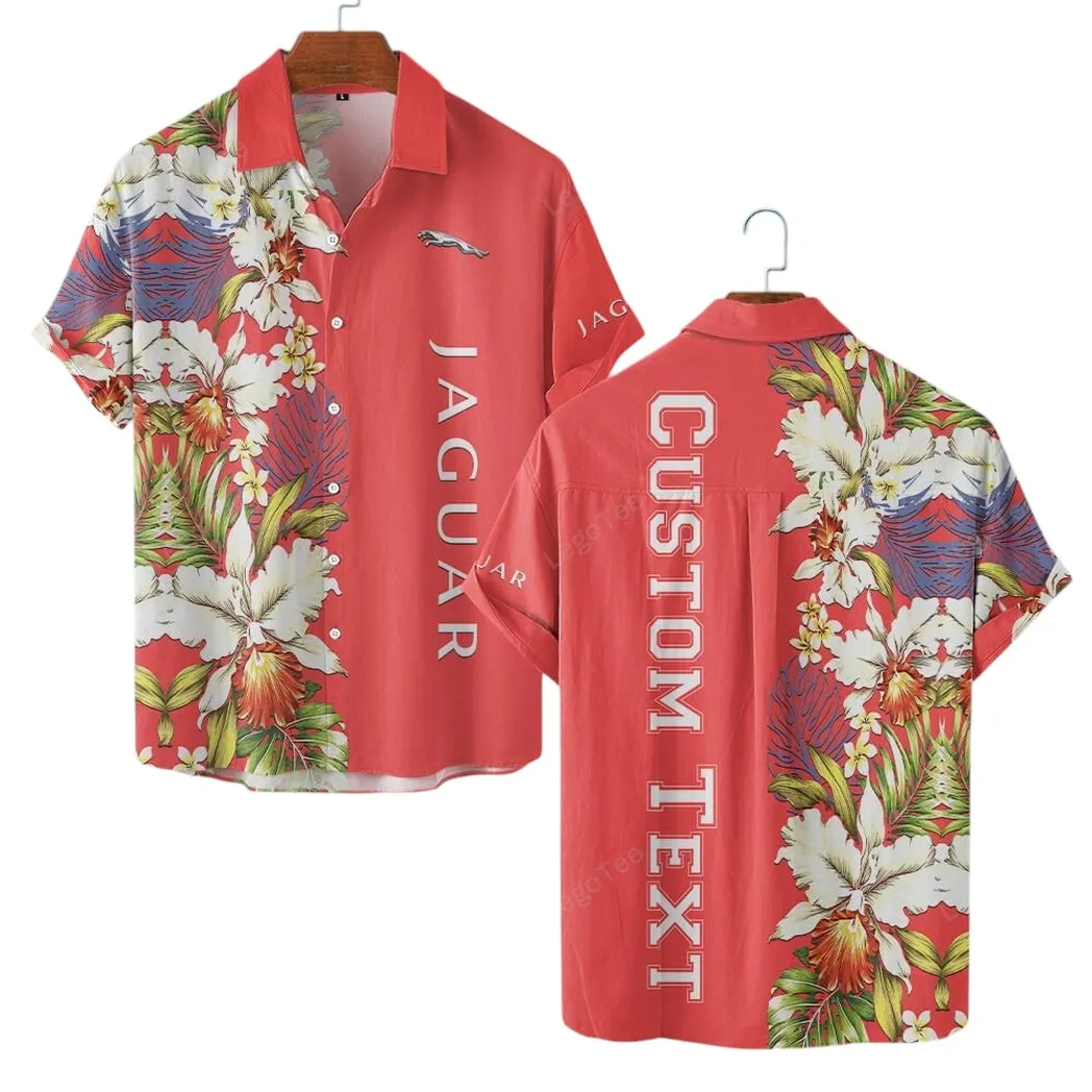 Jaguar Cars Hawaiian Shirt For Men, Gift For Jaguar Cars Lovers, Gift For Him, Husband, Boyfriend CAR1230304006 - Red