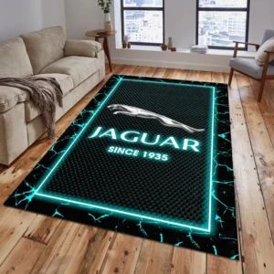 Jaguar Cars Rug, All Over Print Carpet For Jaguar Cars Lovers CAR5202192537 - Cyan