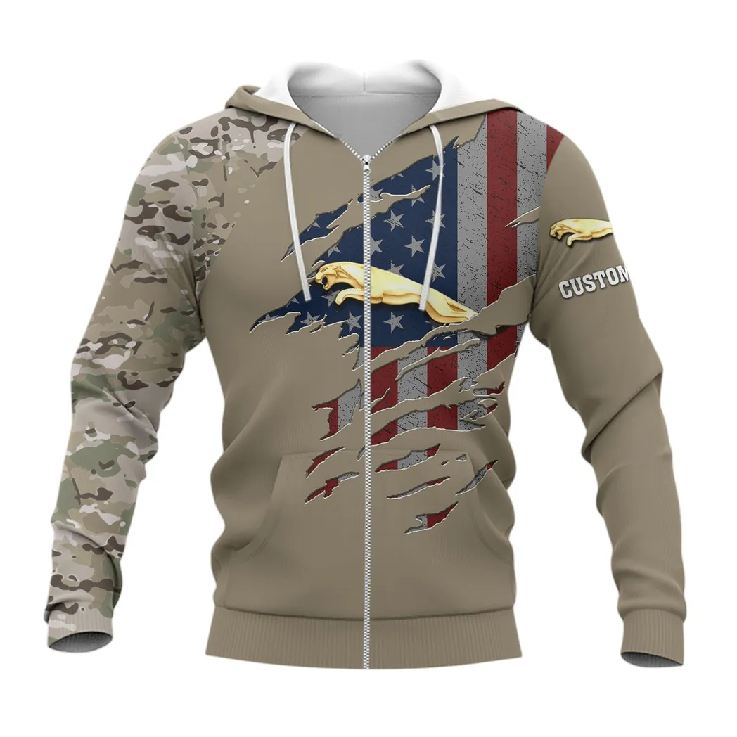 Jaguar Cars Zipper Hoodie, Gift For Jaguar Cars Lovers, Gift For Him, Husband, Boyfriend CAR46021725049-3