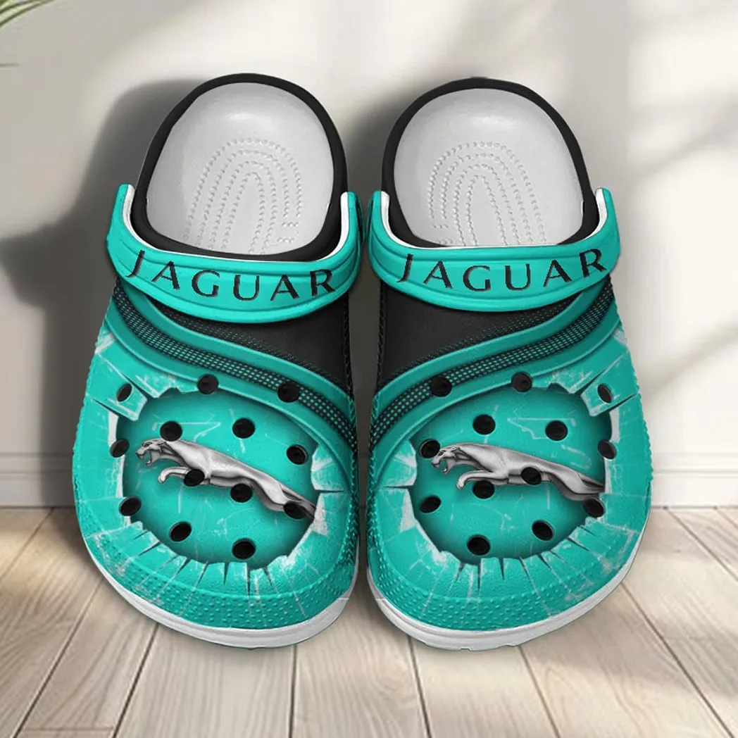 jaguar crocs clogs men women gift for jaguar fan car188032025168 cyan kj9zw
