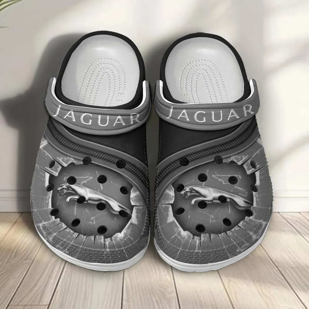 jaguar crocs clogs men women gift for jaguar fan car188032025168 gray
