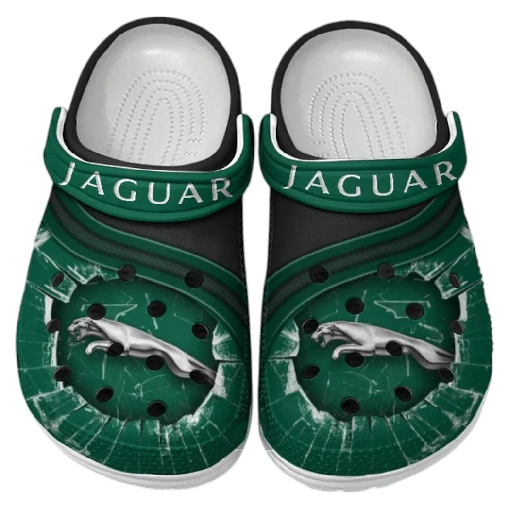 Jaguar Crocs Clogs Men Women, Gift For Jaguar Fan CAR188032025168 - Green