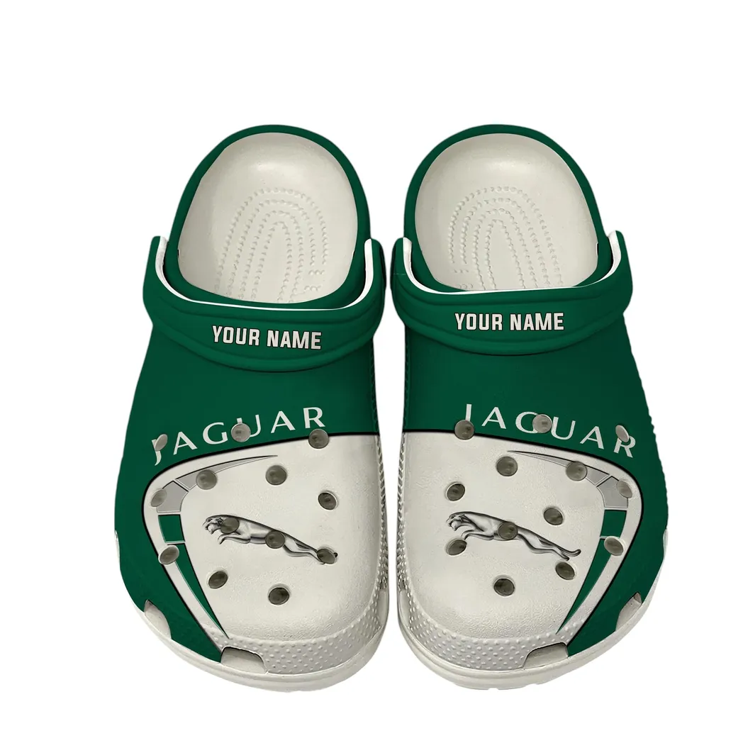 Jaguar Crocs, Gift For Jaguar Lover, Gift For Him, Husband, Boyfriend CAR16802262531 - White