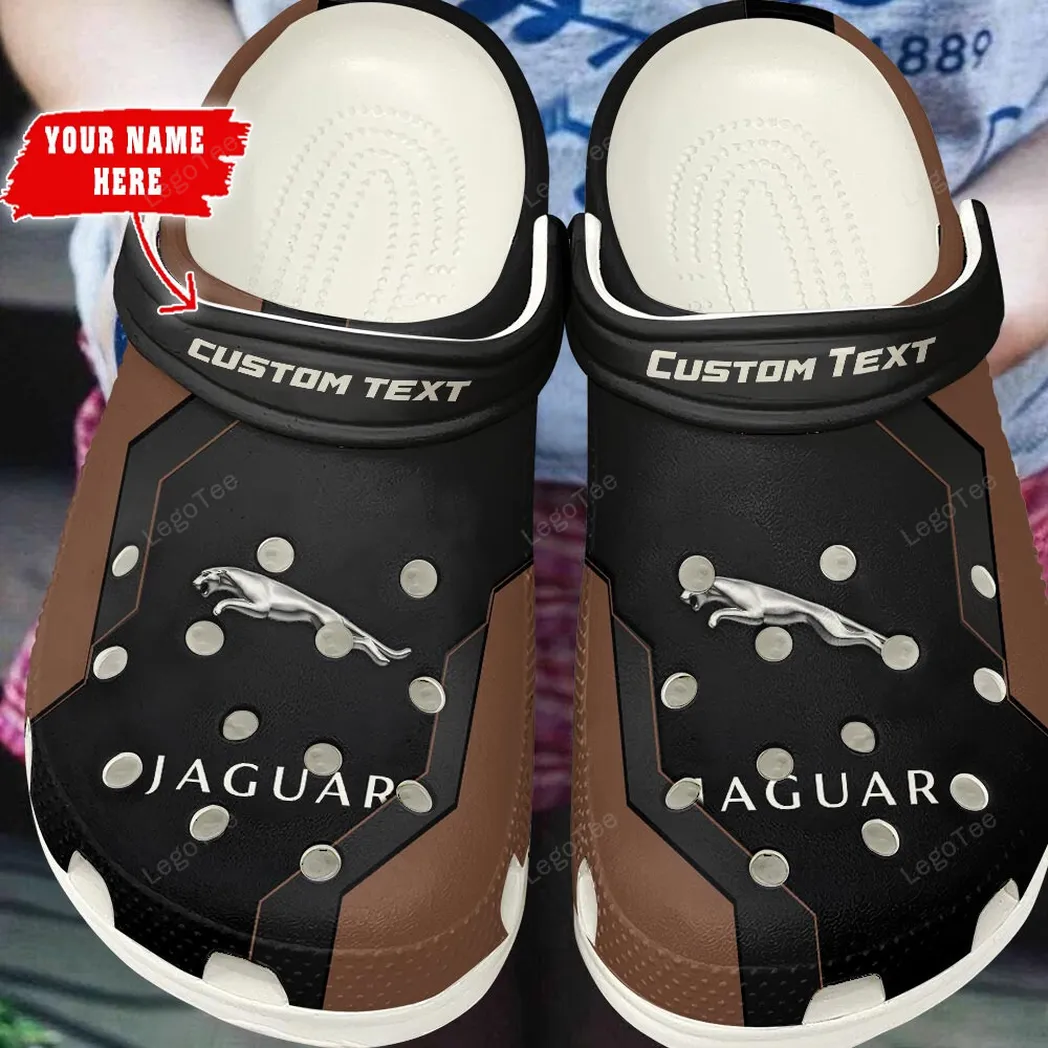 jaguar crocs gift for jaguar lovers gift for him husband boyfriend brown car140021225558 2 geyoi