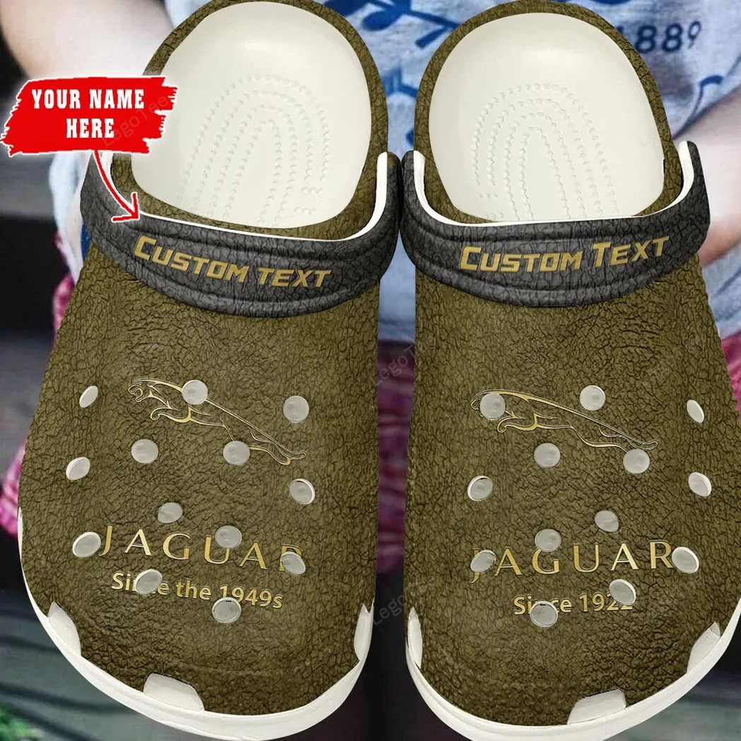 jaguar crocs gift for jaguar lovers gift for him husband boyfriend yellow car141021225669 9 oesjk