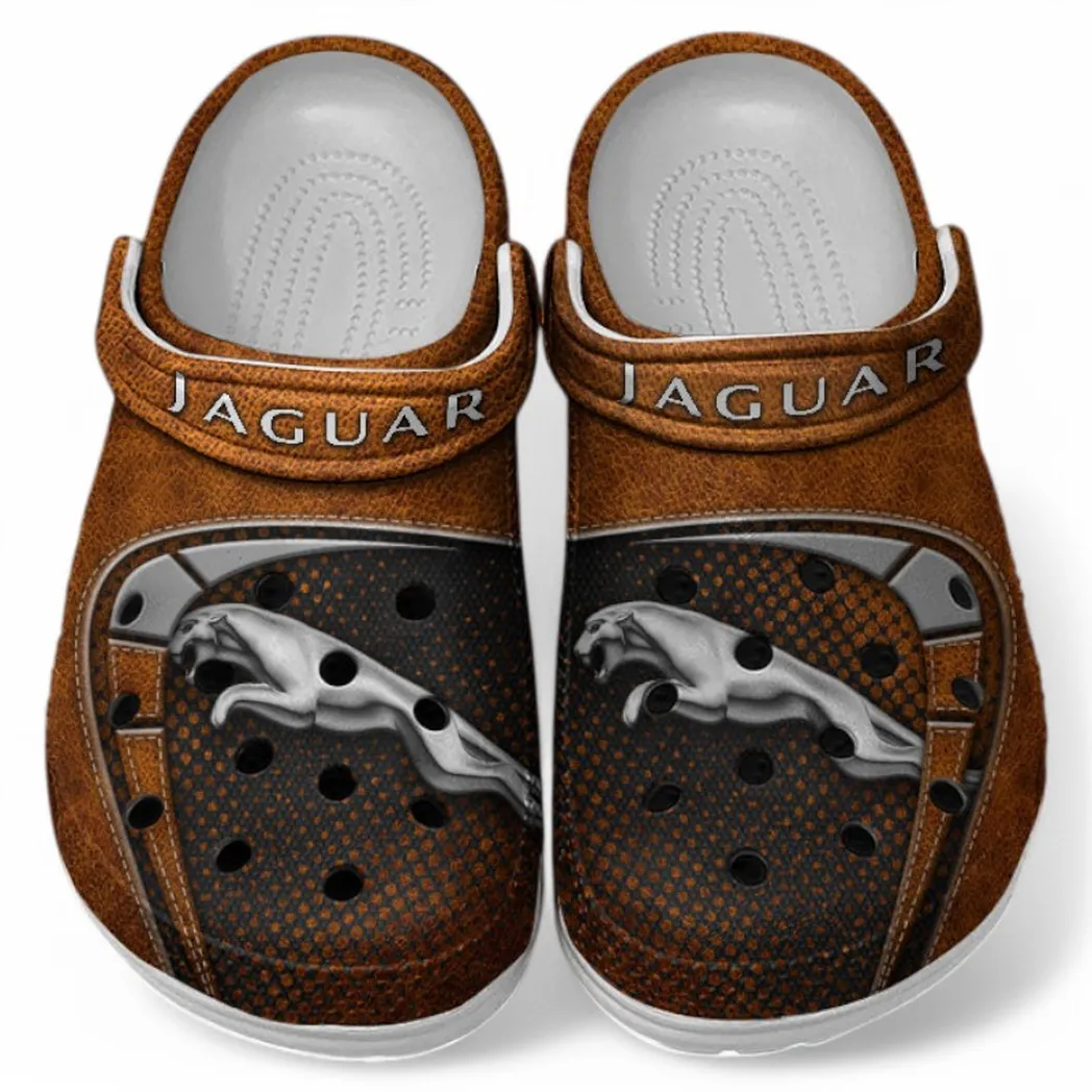 Jaguar Crocs Sandals For Men Women, Gift For Jaguar Fan CAR177031425568 - Orange