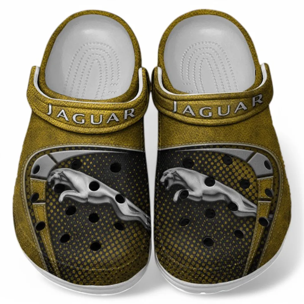 jaguar crocs sandals for men women gift for jaguar fan car177031425568 yellow amgqi