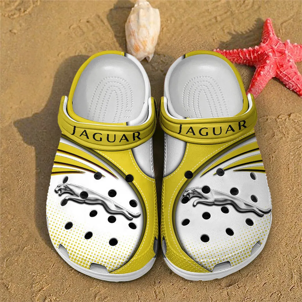 jaguar crocs sandals for men women gift for jaguar fan car181031525708 yellow qiig2