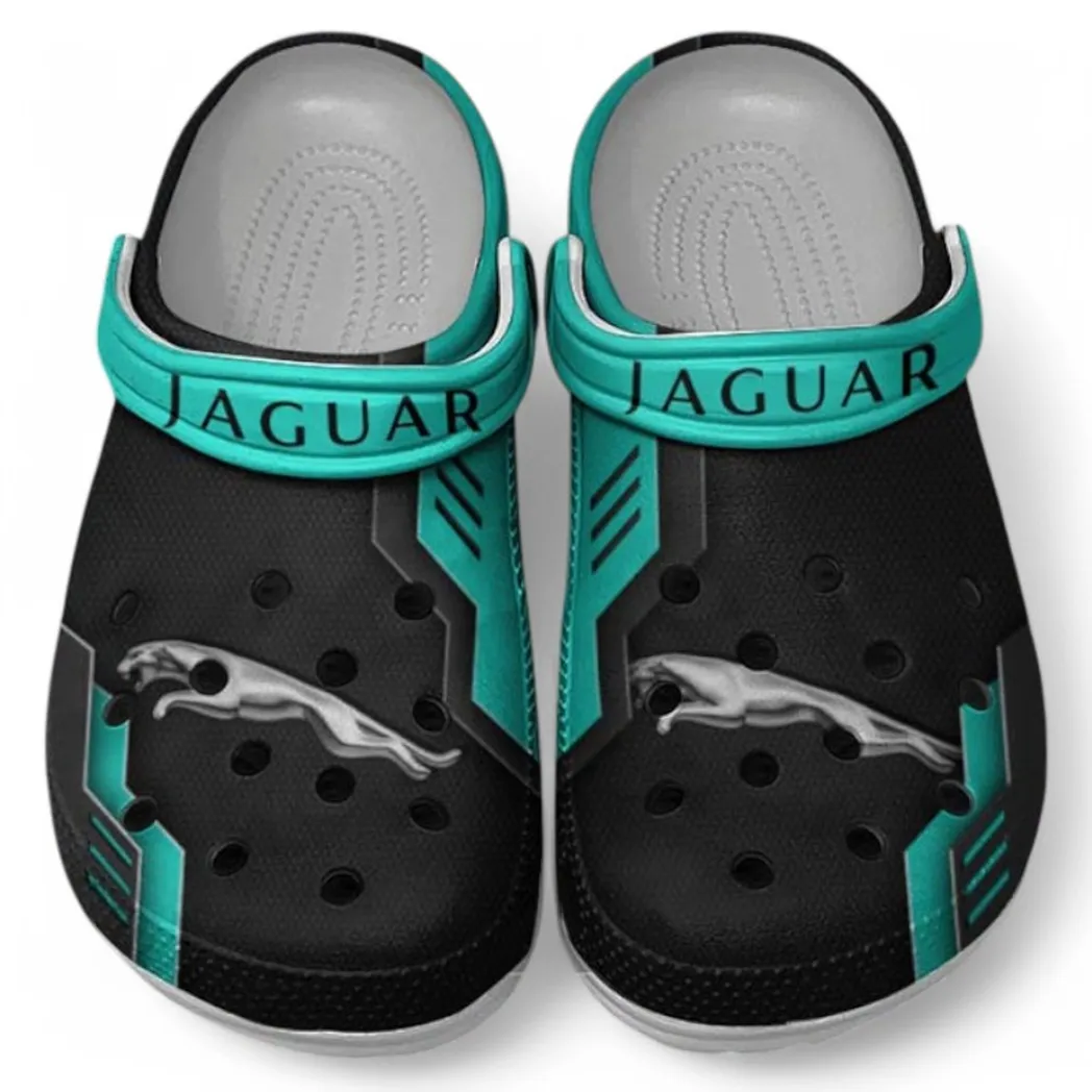 jaguar crocs shoes clogs men women gift for jaguar fan car185031525245 cyan