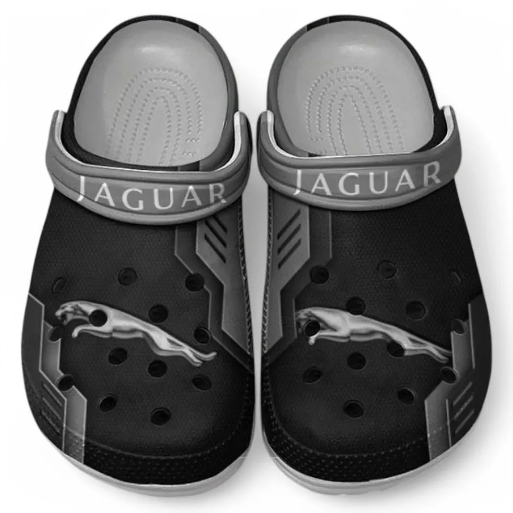 jaguar crocs shoes clogs men women gift for jaguar fan car185031525245 gray pm3cj