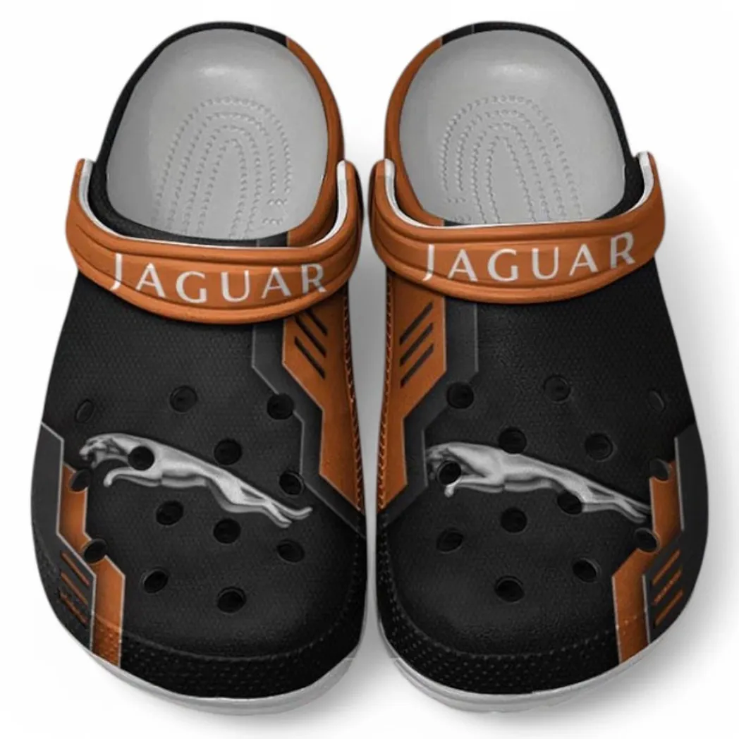 Jaguar Crocs Shoes, Clogs Men Women, Gift For Jaguar Fan CAR185031525245 - Orange