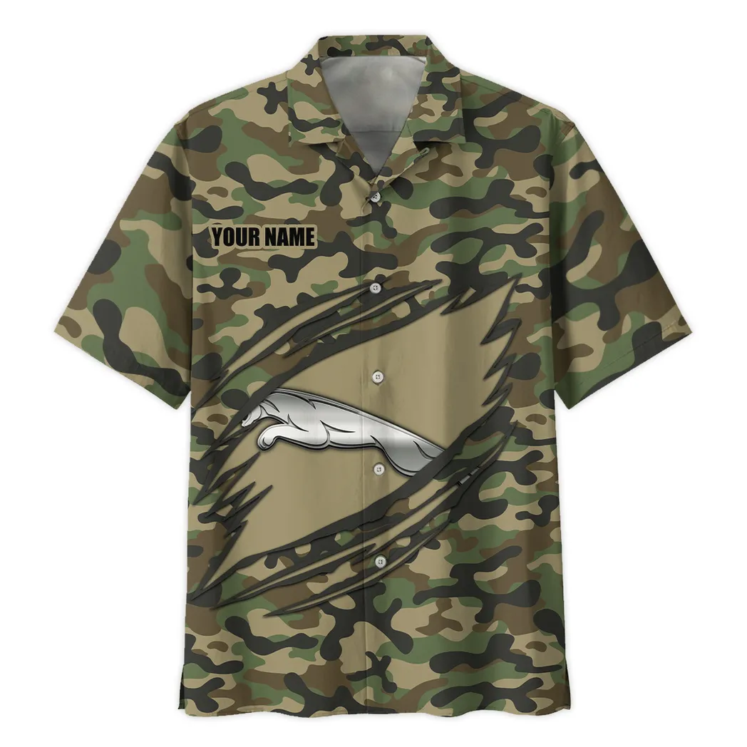 jaguar hawaiian shirt style camo oversized hawaiian car210040825710 pqoml