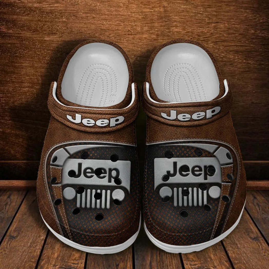 jeep crocs sandals for men women gift for jeep fan car177031425560 brown