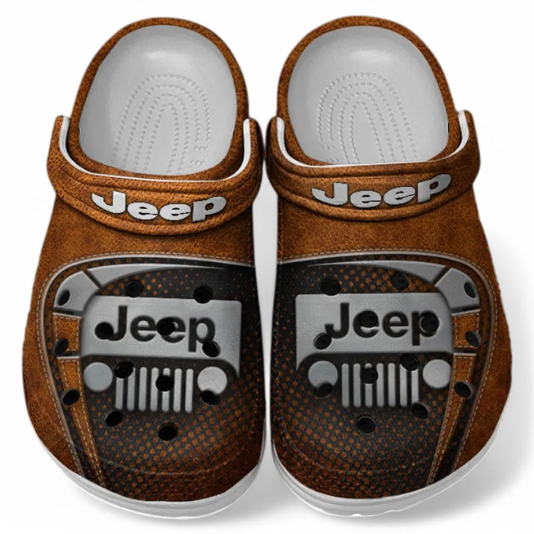 Jeep Crocs Sandals For Men Women, Gift For Jeep Fan CAR177031425560 - Orange