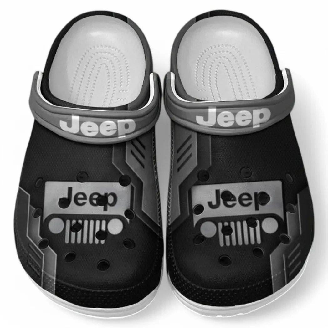 jeep crocs shoes clogs men women gift for jeep fan car185031525251 gray qdfyj
