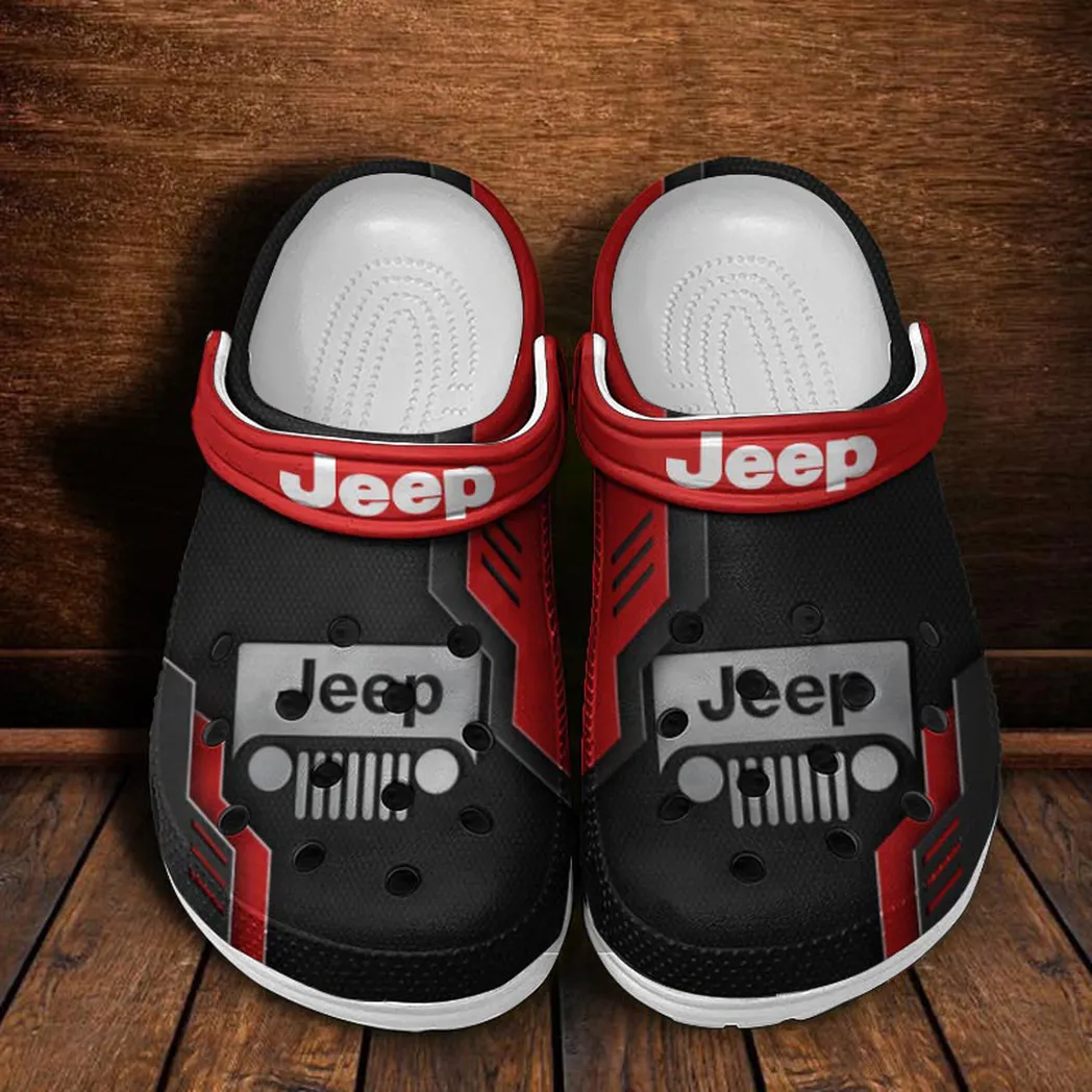 jeep crocs shoes clogs men women gift for jeep fan car185031525251 red qg4hd