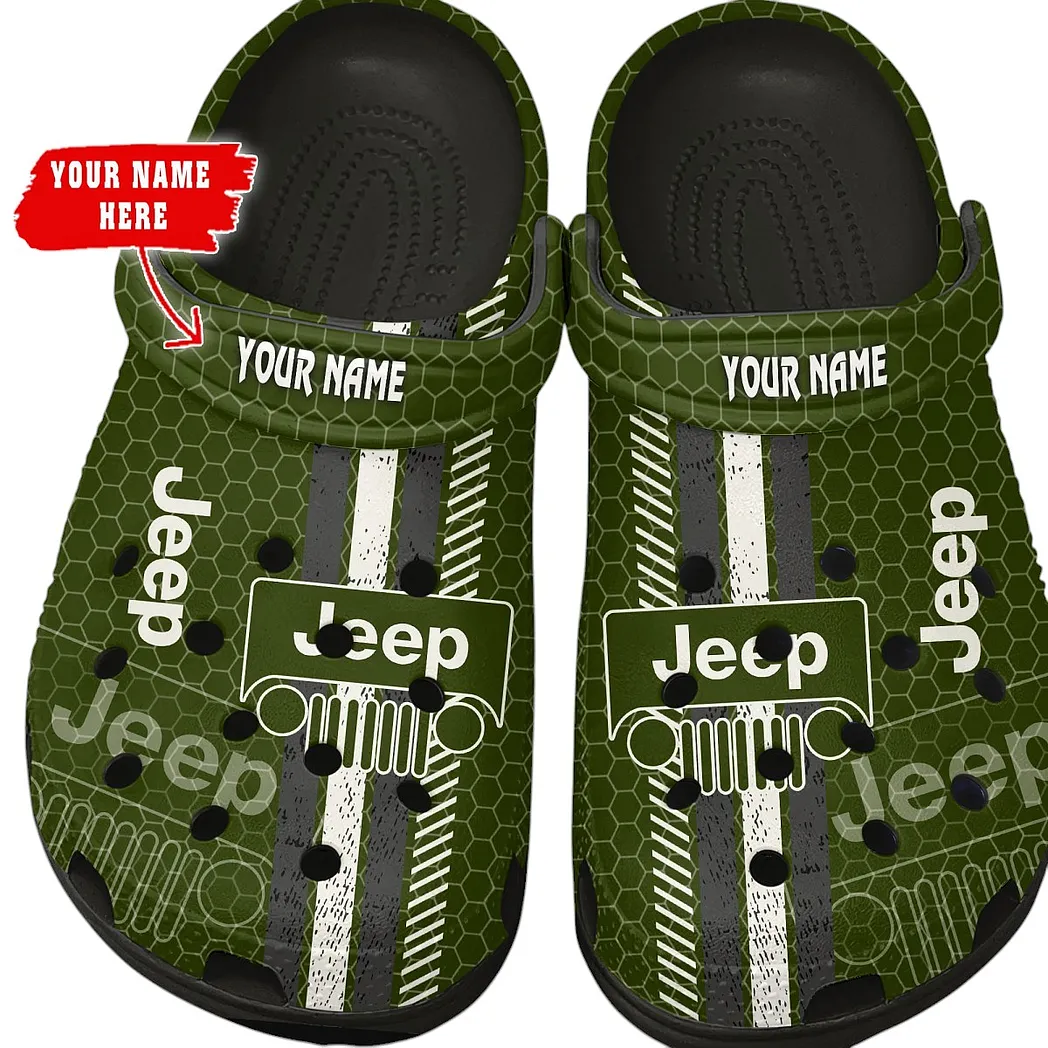 jeep crocs shoes gift for jeep lovers birthday gift for husband boyfriend car82022025608 black c9hhr