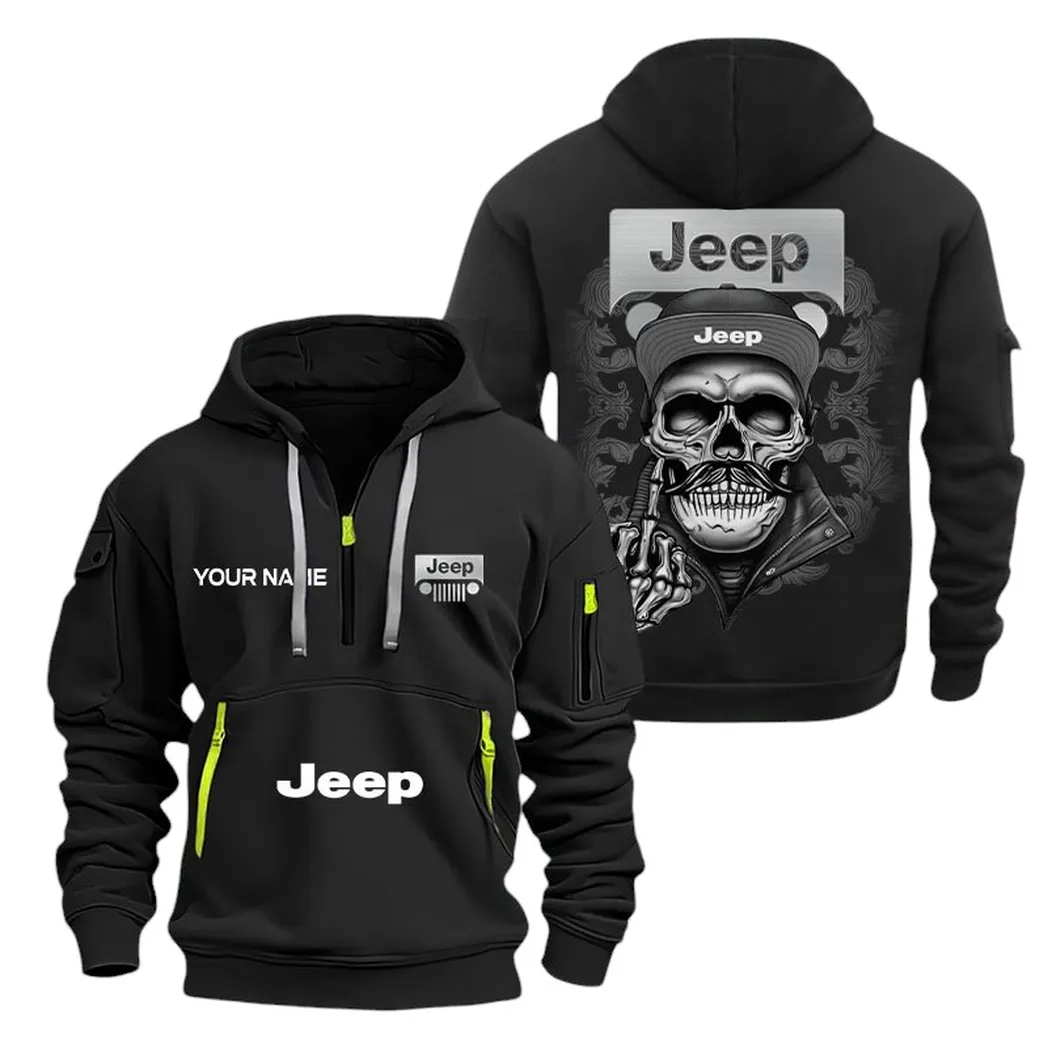jeep half zip hoodie for men gift for jeep fan car166022625118 black 2bhaz