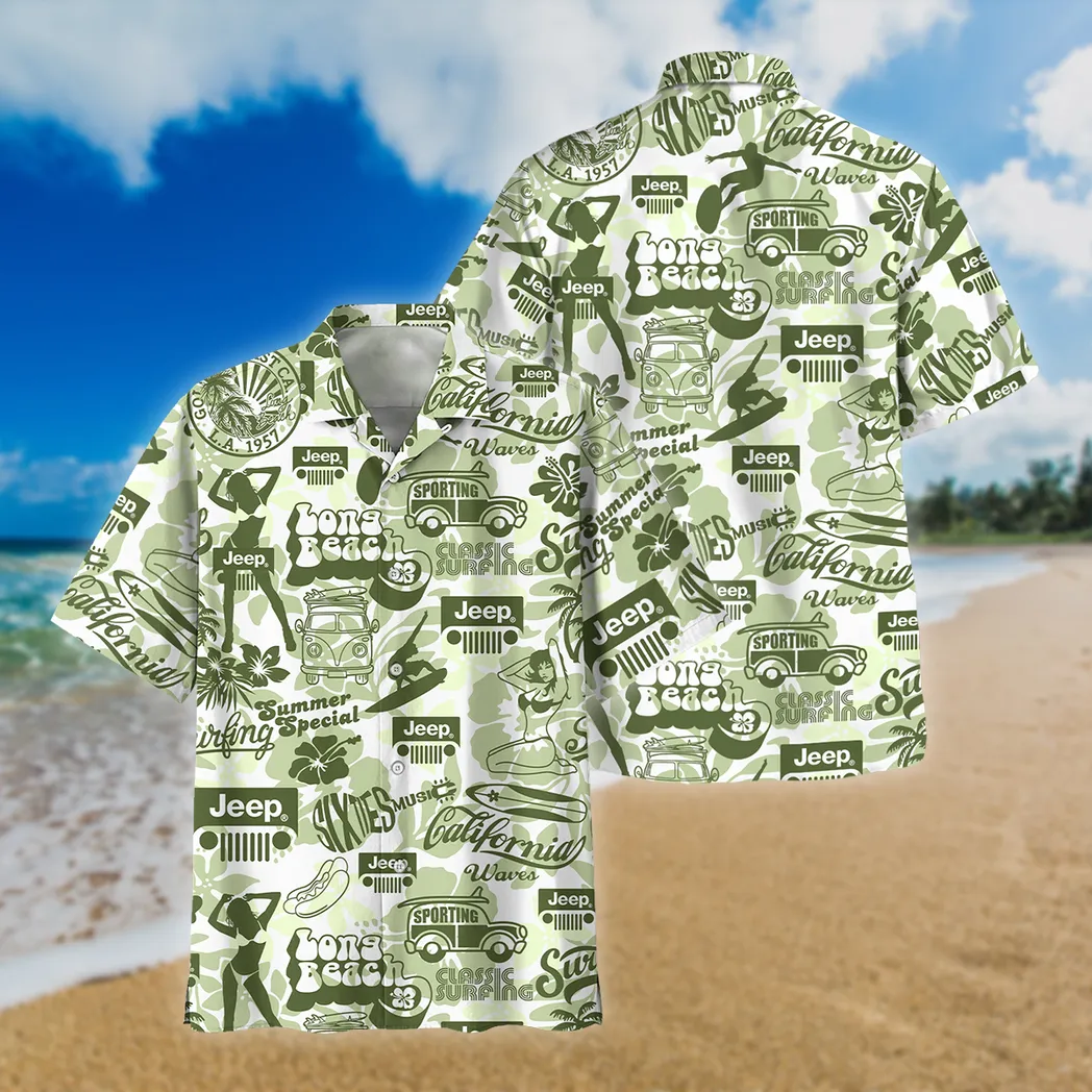 jeep hawaiian shirt for men gift for jeep lovers car201030725580