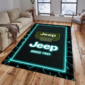 Jeep Rug, All Over Print Carpet For Jeep Lovers CAR5202192539 - Cyan