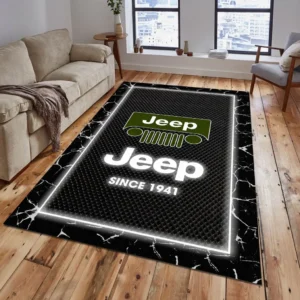 Jeep Rug, All Over Print Carpet For Jeep Lovers CAR5202192539 - Grey