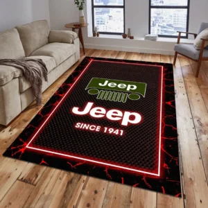 Jeep Rug, All Over Print Carpet For Jeep Lovers CAR5202192539 - Red