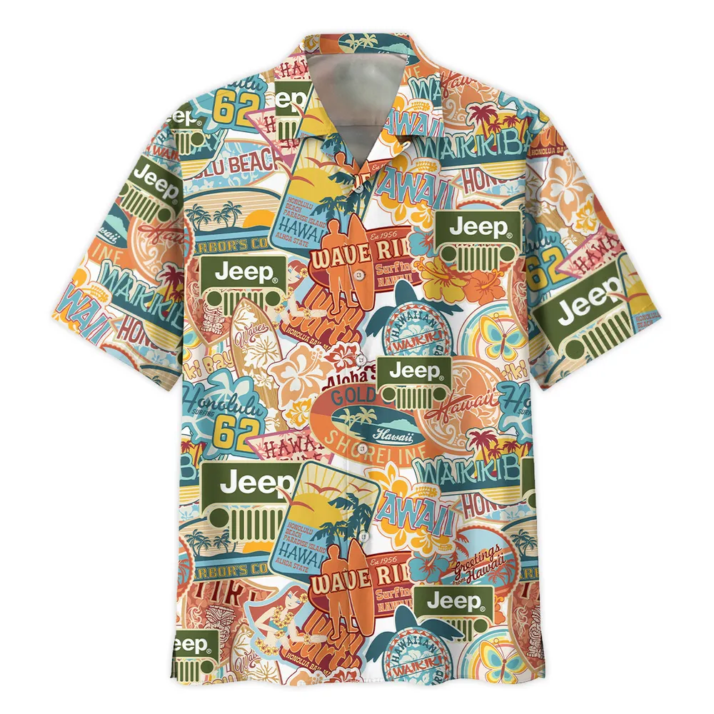 Jeep Vintage Hawaiian Shirts For Men, Gift For Jeep Fan CAR202031225358