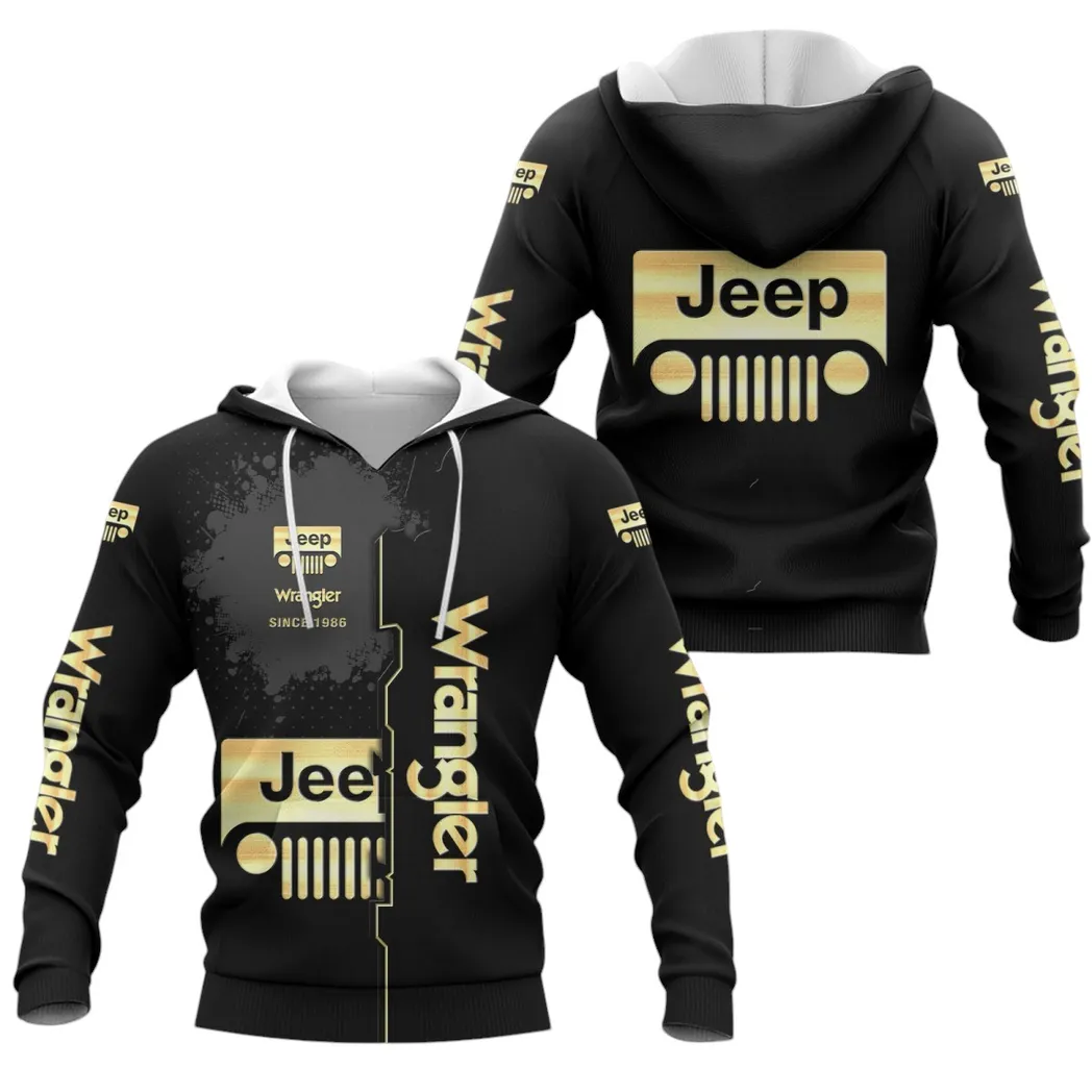 Jeep Wrangler Hoodie, Gift For Jeep Wrangler Lovers, Gift For Him, Husband, Boyfriend CAR44021725045-2