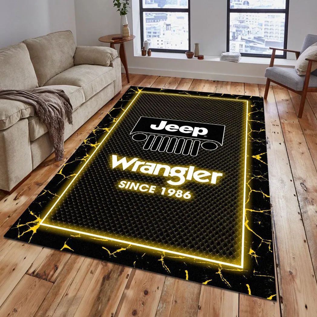 jeep wrangler rug gift for jeep wrangler lovers gift for him husband boyfriend car5202192538 yellow bftt5