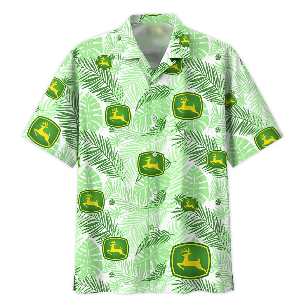 john deere hawaiian shirt style vintage oversized unisex hawaiian shirt summer car04042025679