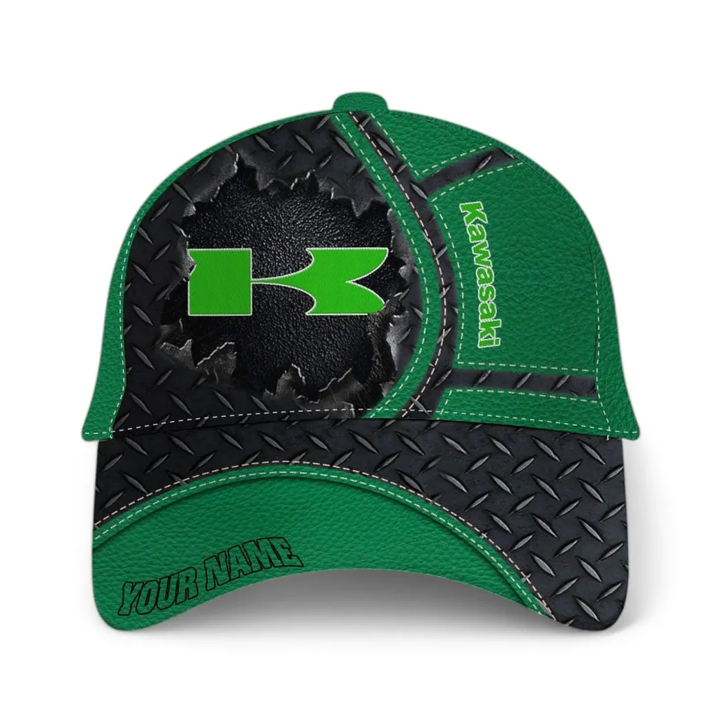 kawasaki classic cap gift for kawasaki lovers gift for him husband boyfriend green car49021825037 4 gzibf