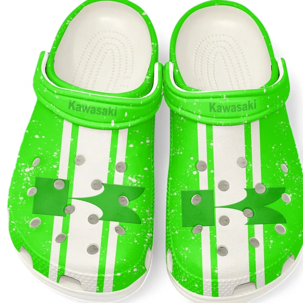 kawasaki crocs gift for kawasaki lovers gift for him husband boyfriend car62022025076 white vqja3