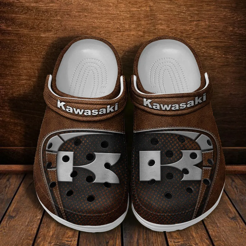 kawasaki crocs shoes clogs men women gift for kawasaki fan car183031725113 brown leo7c