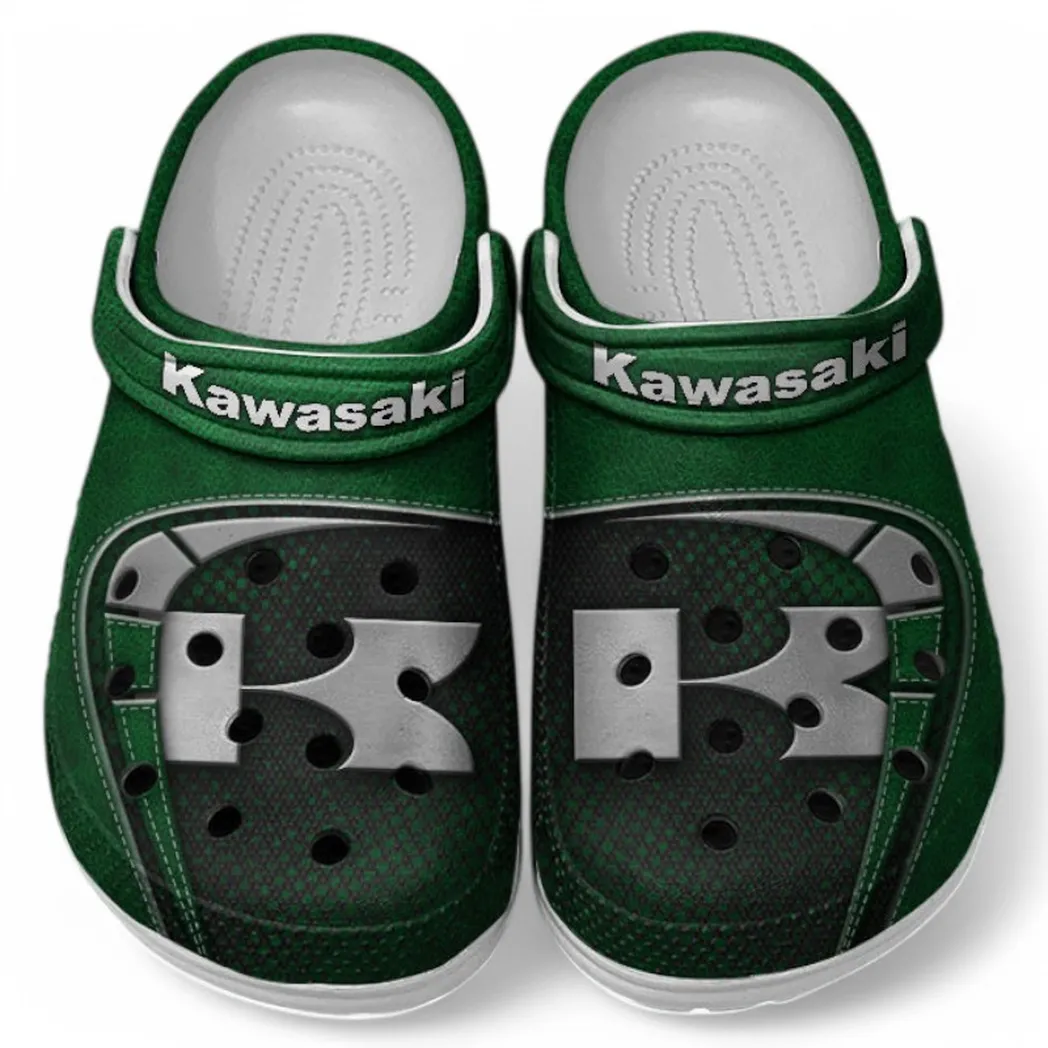 Kawasaki Crocs Shoes, Clogs Men Women, Gift For Kawasaki Fan CAR183031725113 - Green