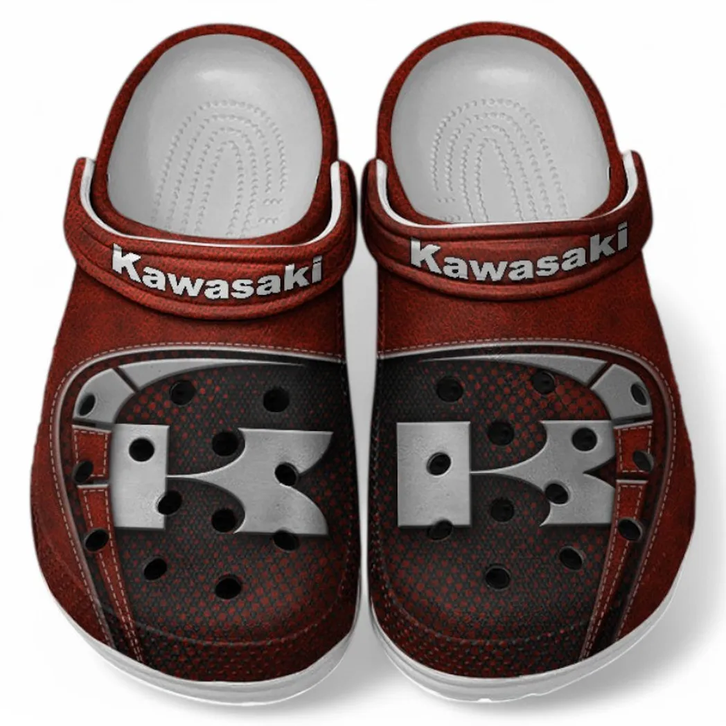 Kawasaki Crocs Shoes, Clogs Men Women, Gift For Kawasaki Fan CAR183031725113 - Red