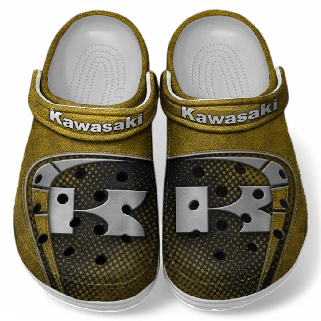 Kawasaki Crocs Shoes, Clogs Men Women, Gift For Kawasaki Fan CAR183031725113 - Yellow