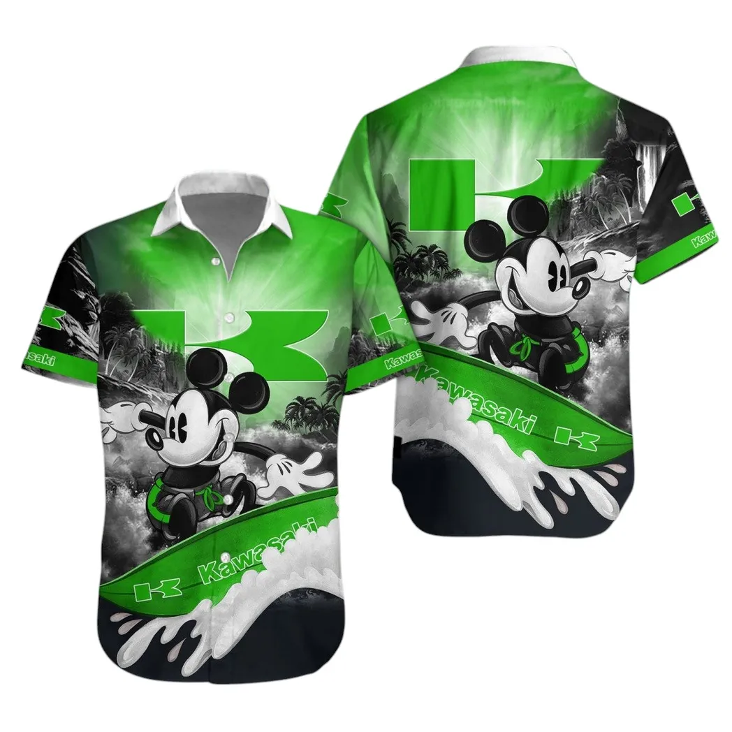 kawasaki hawaiian shirt for men gift for kawasaki lovers gift for him husband boyfriend car53030625063