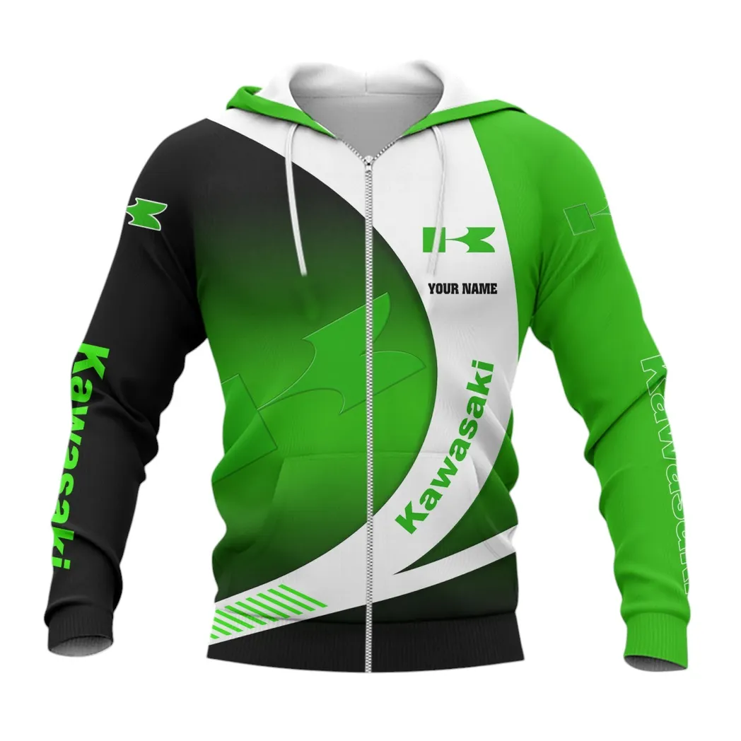 Kawasaki Zipper Hoodie, Gift For Kawasaki Lovers, Gift For Him, Husband, Boyfriend CAR7402222534