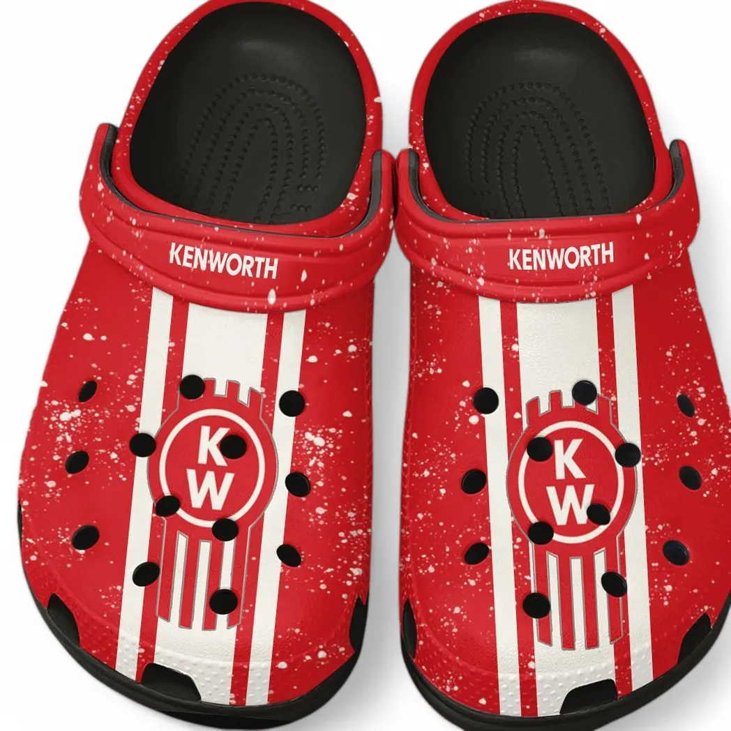 Kenworth Crocs, Gift For Kenworth Lovers, Gift For Him, Husband, Boyfriend CAR62022025091 - Black