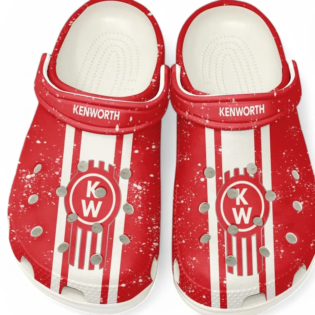 Kenworth Crocs, Gift For Kenworth Lovers, Gift For Him, Husband, Boyfriend CAR62022025091 - White