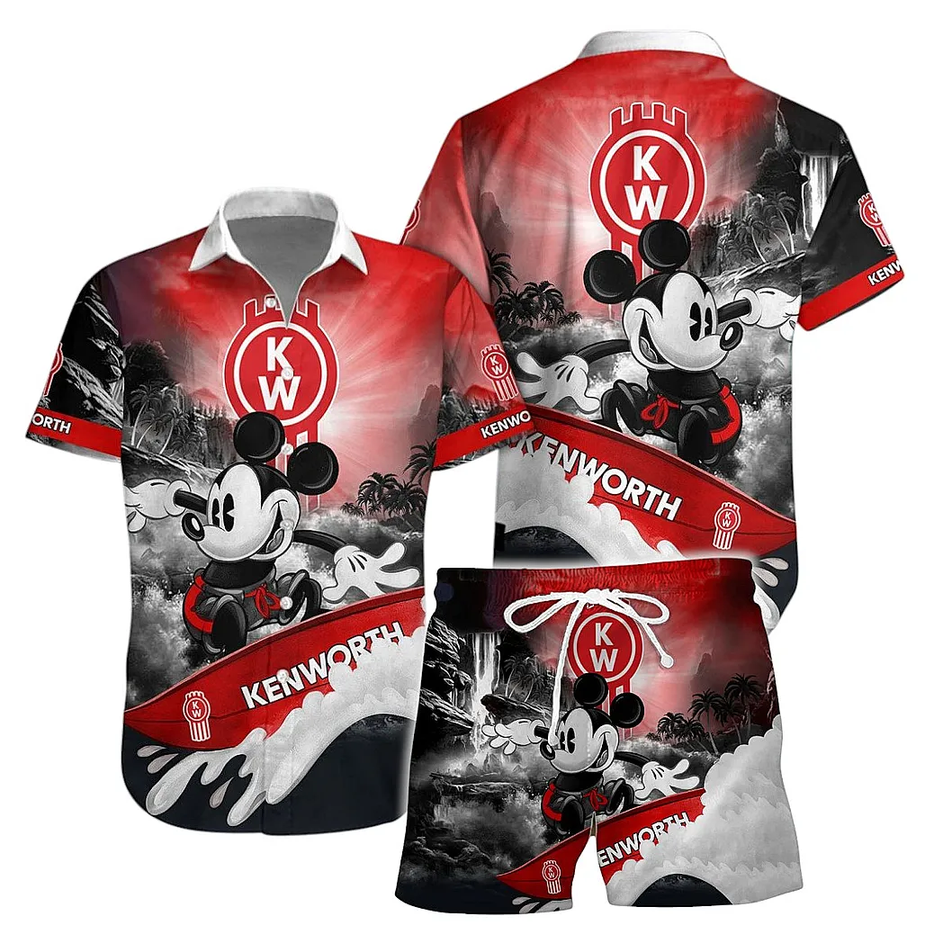 Kenworth Hawaiian Shirt For Men, Gift For Kenworth Fan, Birthday Gift For Boyfriend, Husband CAR151022025224