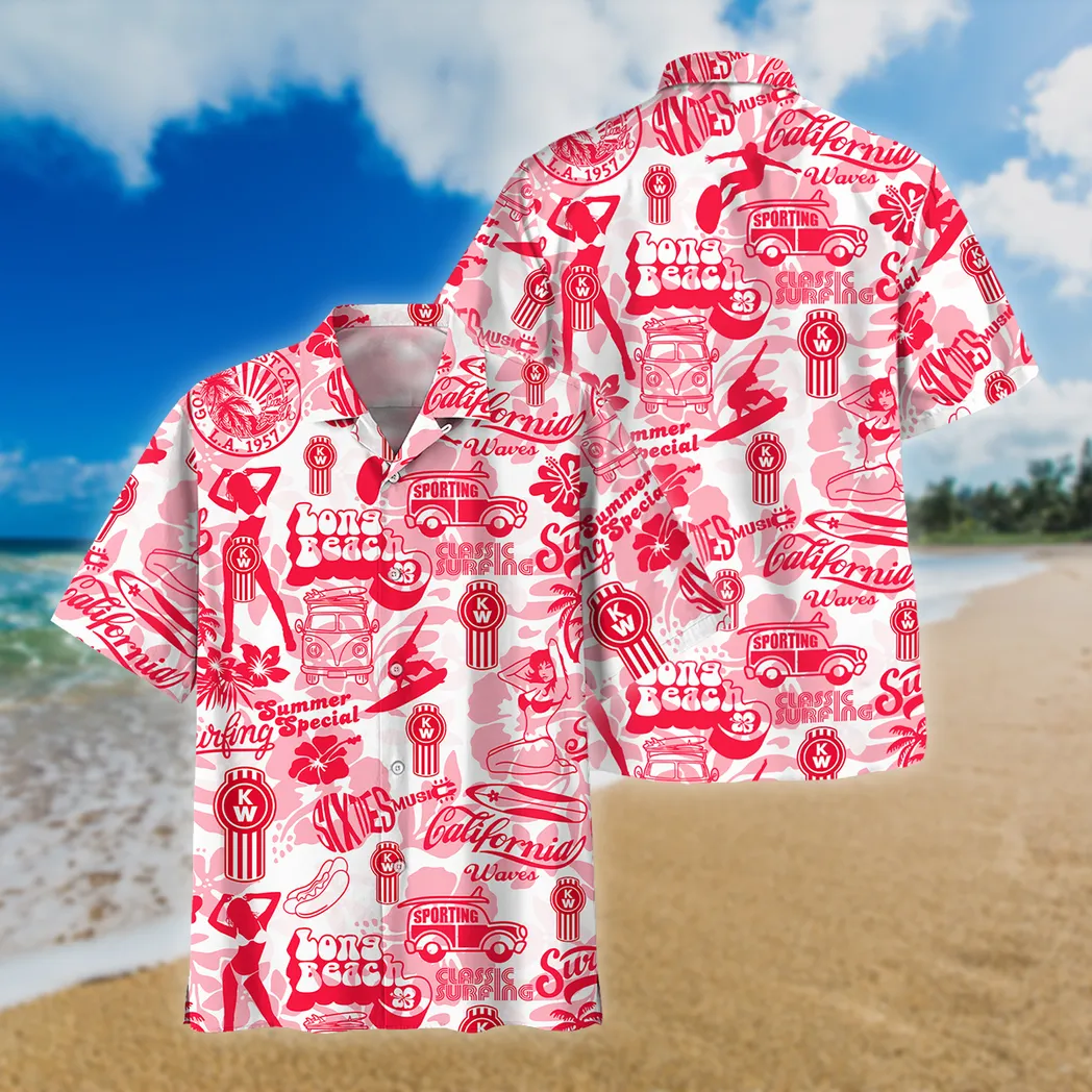 Kenworth Hawaiian Shirt For Men, Gift For Kenworth Lovers CAR201030725581