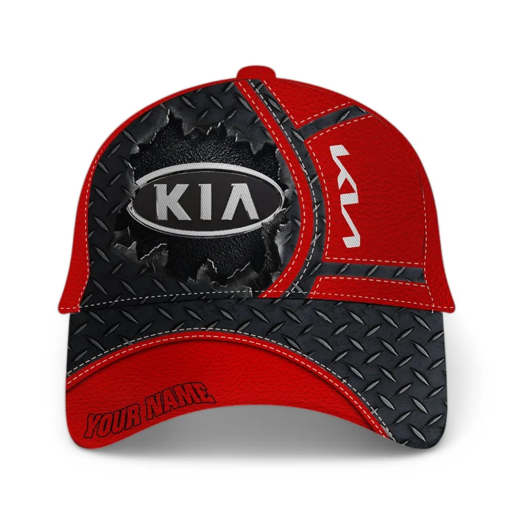 Kia Classic Cap, Gift For Kia Lovers, Gift For Him, Husband, Boyfriend - Red CAR49021825039-6