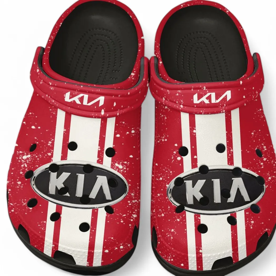 Kia Crocs, Gift For Kia Lovers, Gift For Him, Husband, Boyfriend CAR62022025070 - Black