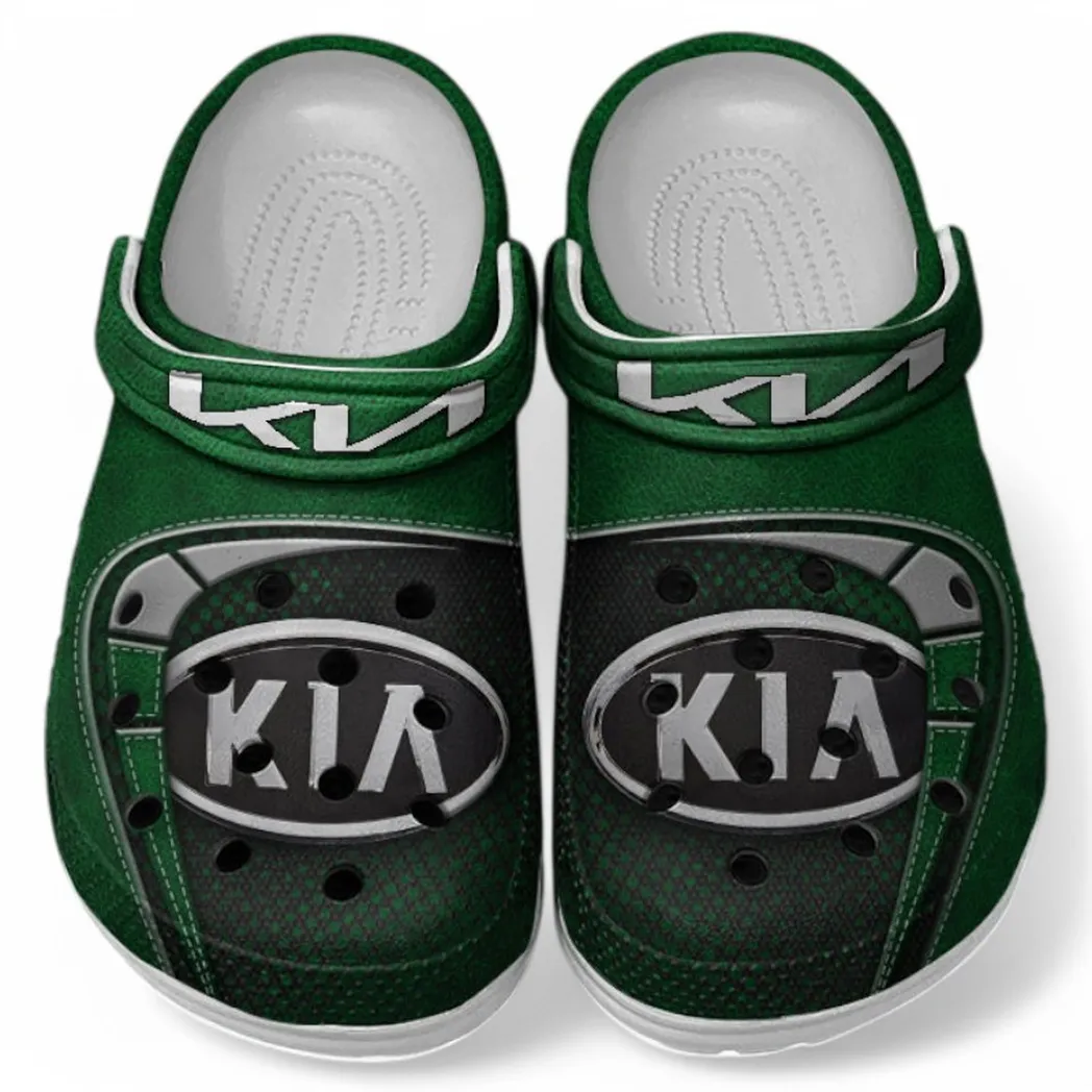 Kia Crocs Sandals For Men Women, Gift For Kia Fan CAR177031425604 - Green
