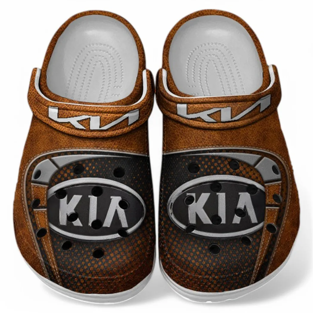 Kia Crocs Sandals For Men Women, Gift For Kia Fan CAR177031425604 - Orange