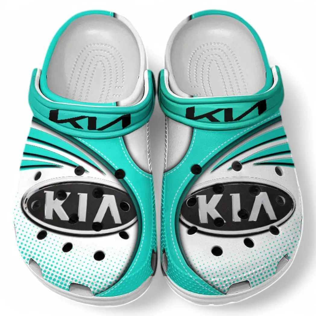 Kia Crocs Sandals For Men Women, Gift For Kia Fan CAR181031525720 - Cyan