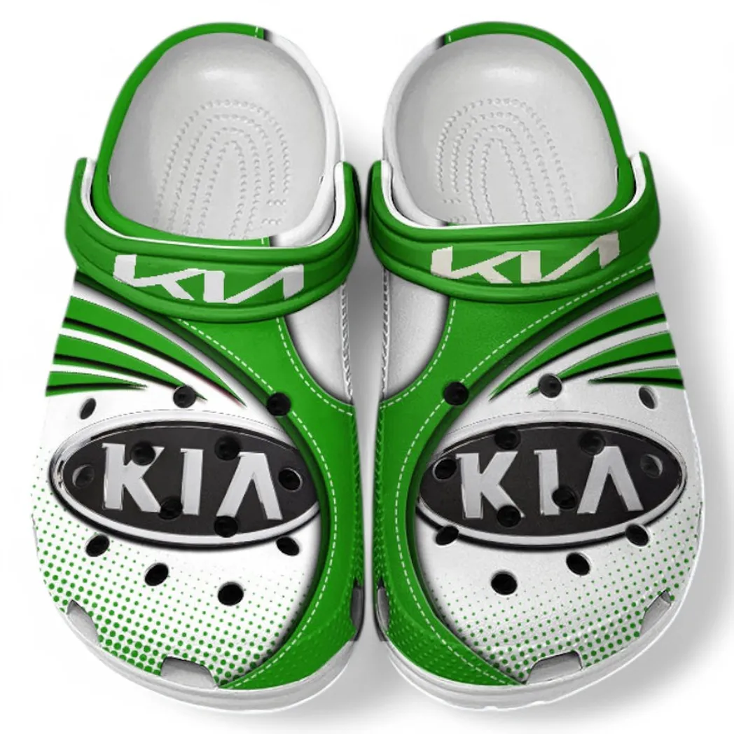 Kia Crocs Sandals For Men Women, Gift For Kia Fan CAR181031525720 - Green