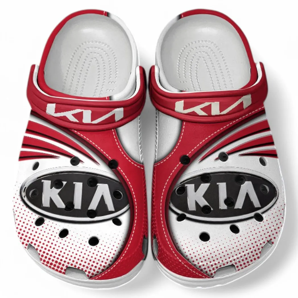 Kia Crocs Sandals For Men Women, Gift For Kia Fan CAR181031525720 - Red