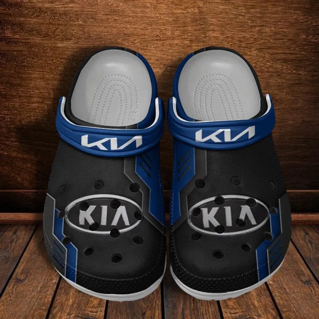 kia crocs shoes clogs men women gift for kia fan car185031525257 blue meu7l